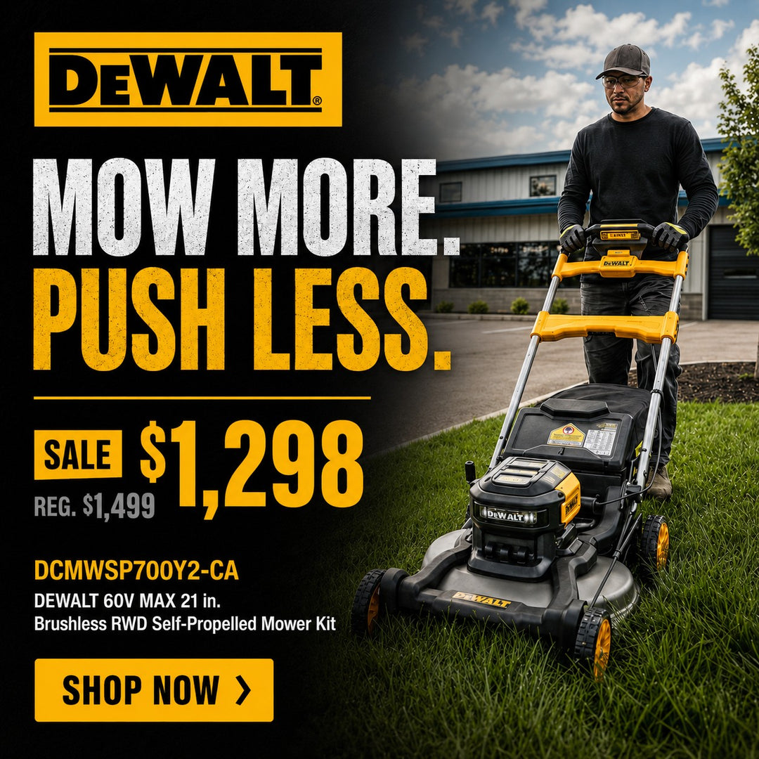 DCMWSP700Y2-CA - DEWALT 60V MAX 21 Inch Brushless RWD Self-Propelled Mower Kit