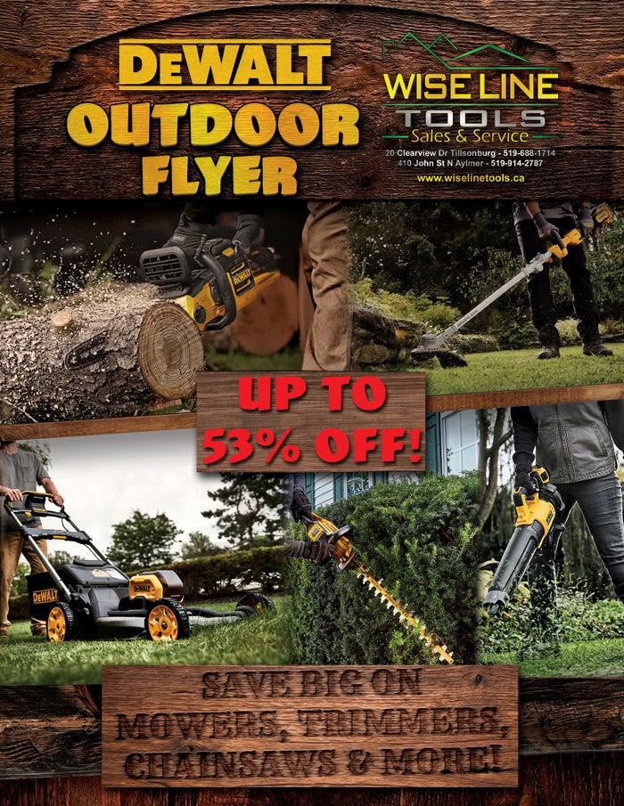 Dewalt Outdoor Spring Sale