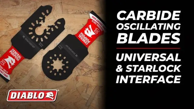 Diablo - 2-1/2 in. Universal Fit Bi-Metal Oscillating Blade for Clean Wood - Wise Line Tools