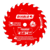 DIABLO D0424X - 4-1/2" x 24-Teeth Framing Saw Blade for Wood