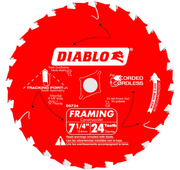 Diablo D0724  -   7-1/4" 24 Tooth Saw Blade - Wise Line Tools
