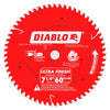 DIABLO D0760 - 7-1/4" 60T Fine Finish Blade