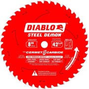 Diablo D0842CF  -  Diablo 8" 42T Cermet Steel Cutting Blade - Wise Line Tools