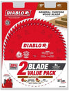 DIABLO D104040VP - 10" x 40-teeth, CSB Value Pack, Multi, One Size