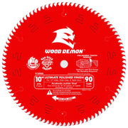 Diablo D1090X - 10" x 90-Teeth Wood Demon™ Ultimate Polished Finish Saw Blade DIABLO