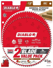 Freud-Diablo 12 CSB Value Pack, Multi, One Size (D124444VP) - Wise Line Tools