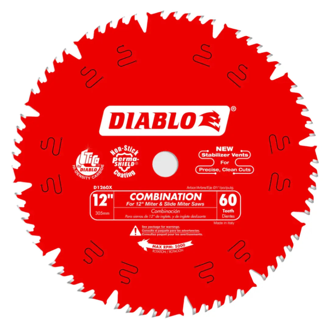 Diablo D1260X - 12" 60T Combination Saw Blade DIABLO