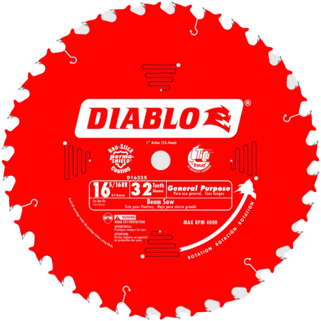 Diablo D1632X - 16-5/16" 32T General Purpose Saw Blade DIABLO