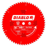 Diablo D1660X - 16-5/16 in. x 60 Tooth Fine Finish Beam Saw Blade DIABLO