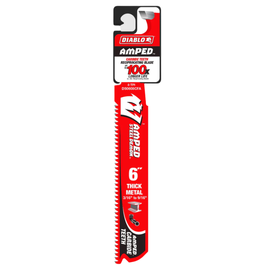 Diablo DS0608CFA  -  6" Amped Recip Blades - Wise Line Tools