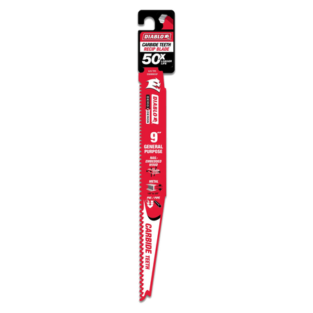 Diablo DS0909CGPC  - 9" Carbide General Purpose Recip Blade DIABLO