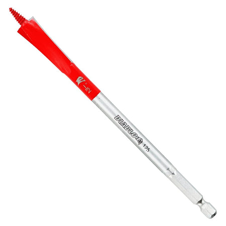 Diablo DSPD4010  -  1/2 in. x 6 in. Demo Demon™ Spade Bit for Nail-Embedded Wood - Wise Line Tools