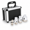 Marshalltown MAR-DTTLTC - 1", 1-3/8", 2" Dry/Wet Diamond Hole Saw Plumbing Kit with Drill Adapter