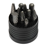 Drillco 70S005DC- 10 Piece Solid Carbide Double Cut Bur #5 Set - Wise Line Tools