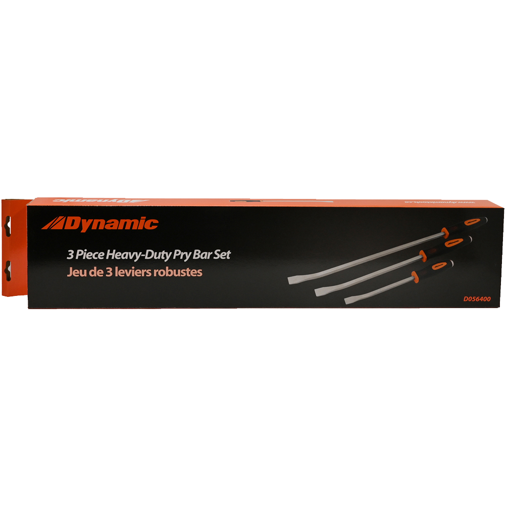 Dynamic D056400  -  3 piece Heavy Duty Pry Bar Set - Wise Line Tools