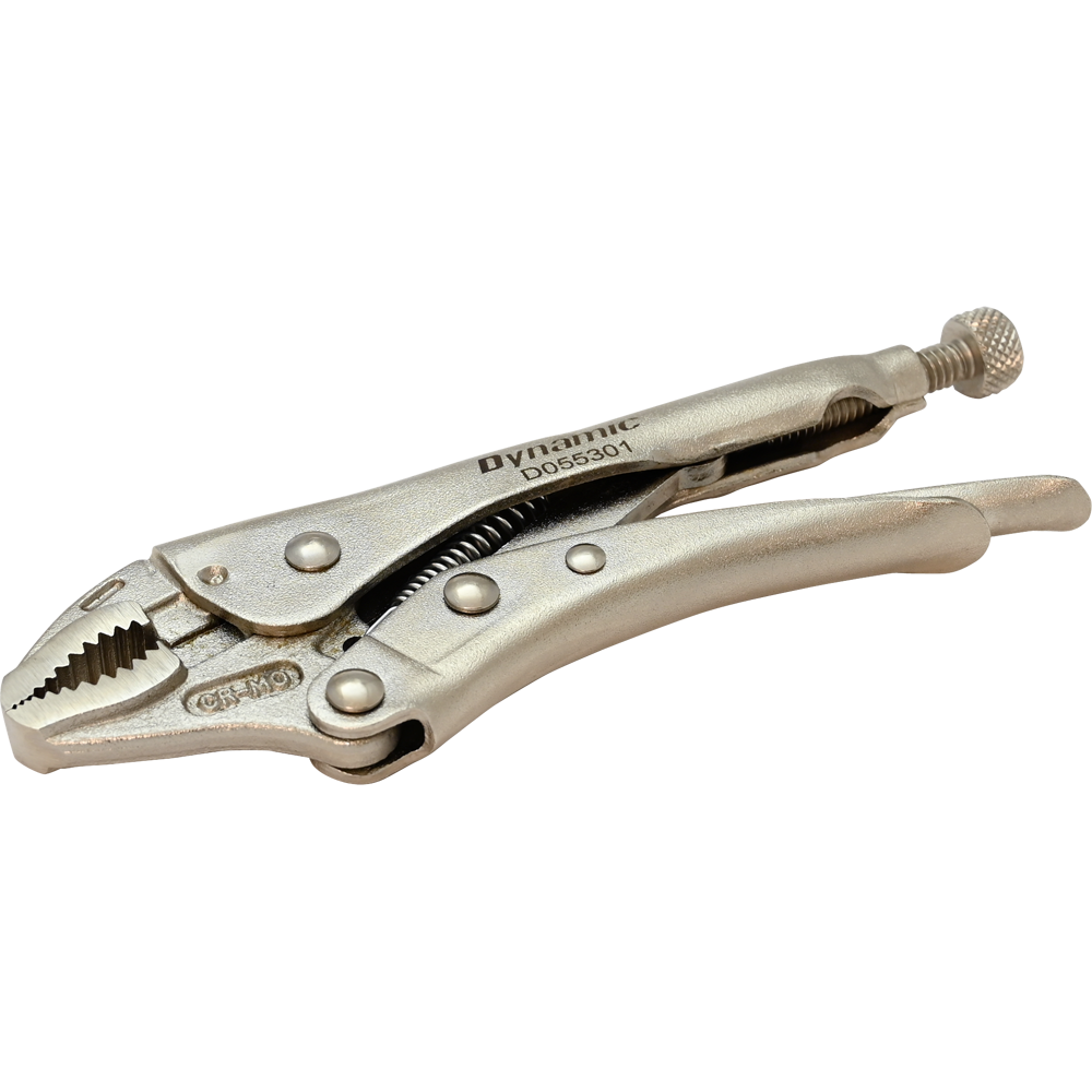 Dynamic GT-D055303 LOCKING PLIERS-CURVED JAWS WITH WIRE CUTTER - Wise Line Tools