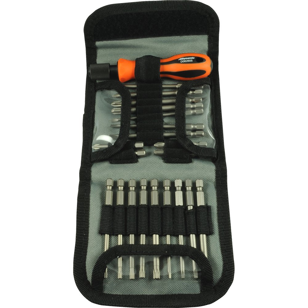 Dynamic GT-D062506  -  21 PIECE SCREWDRIVER SET WITH REMOVABLE BITS - Wise Line Tools