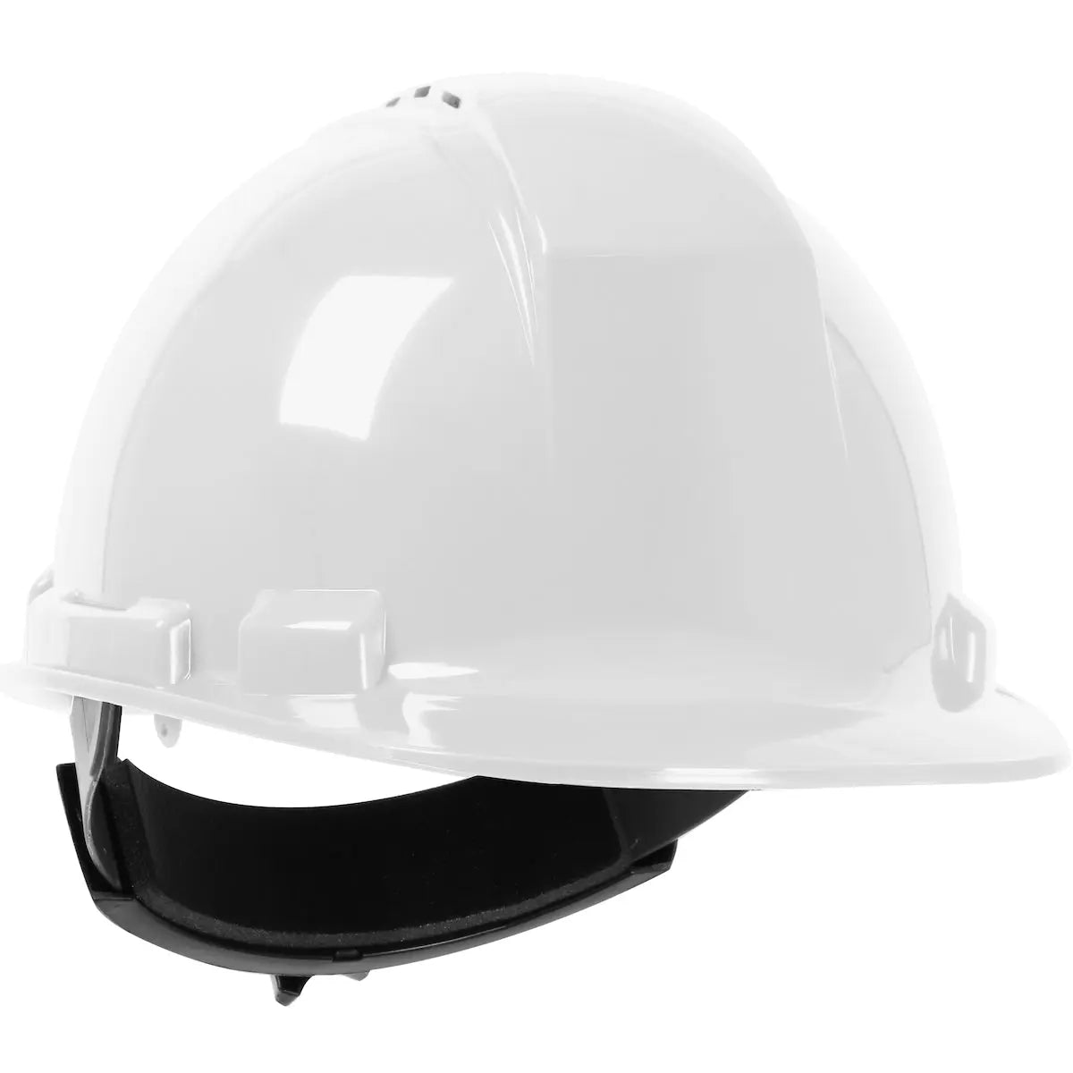 Dynamic HP241RV 01 - HARD HAT NYLON RATCHET WENTED WHITE DYNAMIC SAFETY