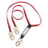 Dynamic Safety - FP7361116 - Longe double Dyna-Pak de 6 pi avec mousqueton 