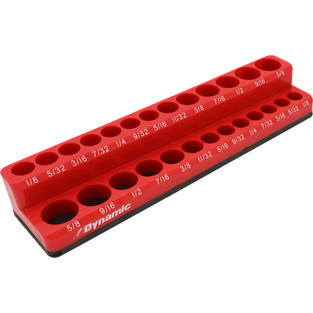 Dynamic Tools GT-D029000 - 1/4-in Drive Magnetic Organizer for 26 SAE Sockets DYNAMIC