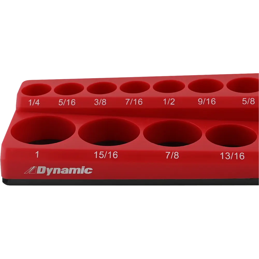 Dynamic Tools GT-D029000 - 1/4-in Drive Magnetic Organizer for 26 SAE Sockets DYNAMIC
