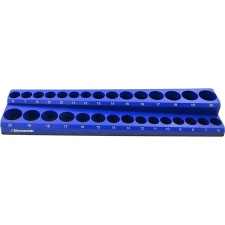 Dynamic Tools GT-D029003 -Dynamic Tools 3/8-in Drive Magnetic Organizer for 30 Metric Sockets DYNAMIC