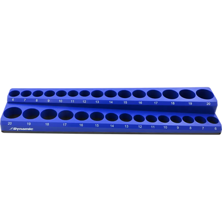 Dynamic Tools GT-D029003 -Dynamic Tools 3/8-in Drive Magnetic Organizer for 30 Metric Sockets DYNAMIC