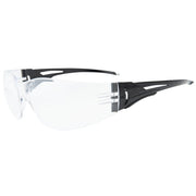 EDGE EYEWEAR CV111  -  Viso - Black Frame / Clear Lens Safety Glasses - Wise Line Tools