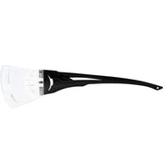 EDGE EYEWEAR CV111  -  Viso - Black Frame / Clear Lens Safety Glasses EDGE