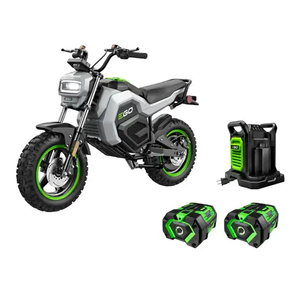 EGO MB1005C-2 - POWER+ Mini Bike with 2 x 7.5Ah Batteries and Dual Port Charger EGO