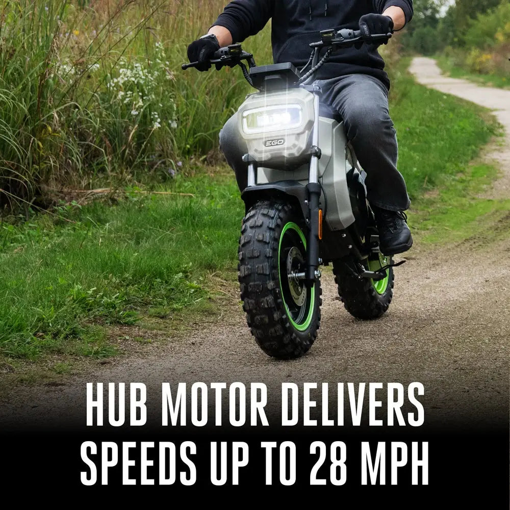 EGO MB1005C-2 - POWER+ Mini Bike with 2 x 7.5Ah Batteries and Dual Port Charger EGO