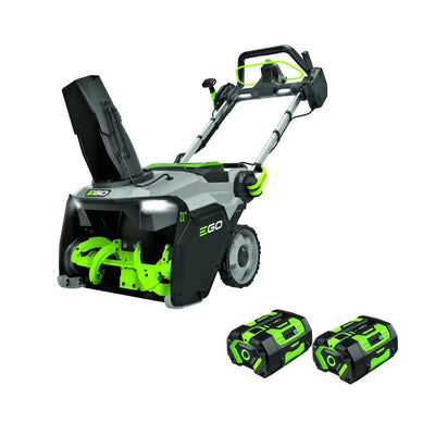 EGO SNT2134 - POWER+ 21" Single-Stage Snow Blower with Peak Power™ with 2 x 6.0Ah Batteries and Dual Port Charger