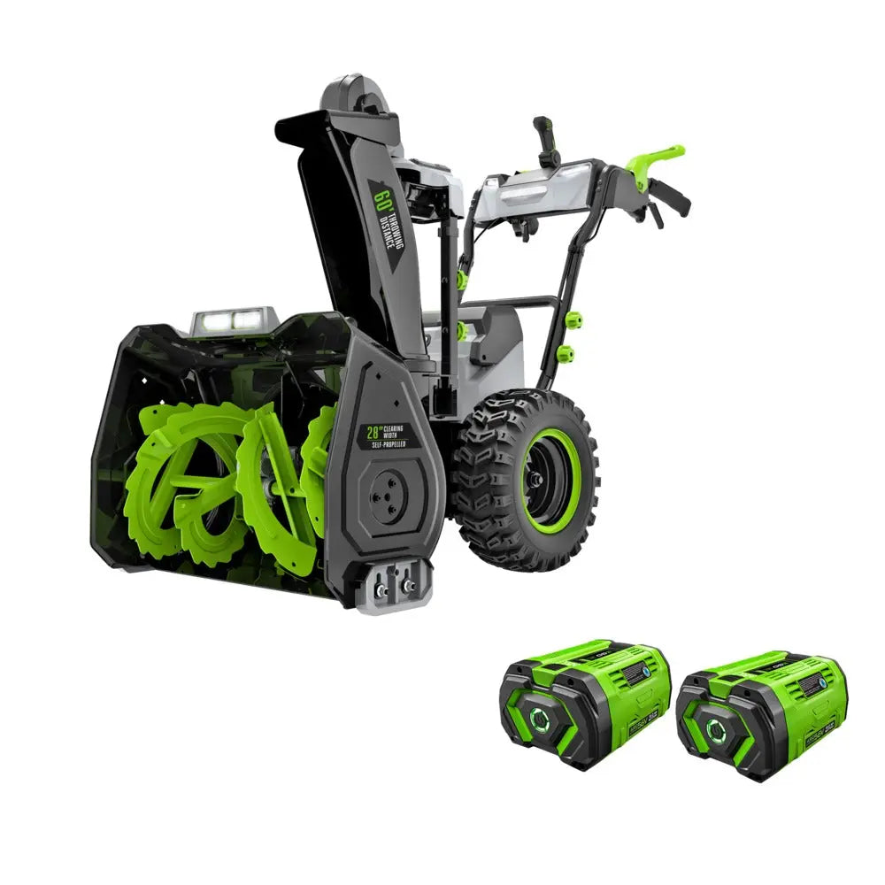 EGO SNT2807 - POWER+ 28 in. Self-Propelled 2-Stage Snow Blower with Peak Power™ and 2 x 12.0 Ah Batteries and Dual Port Charger EGO
