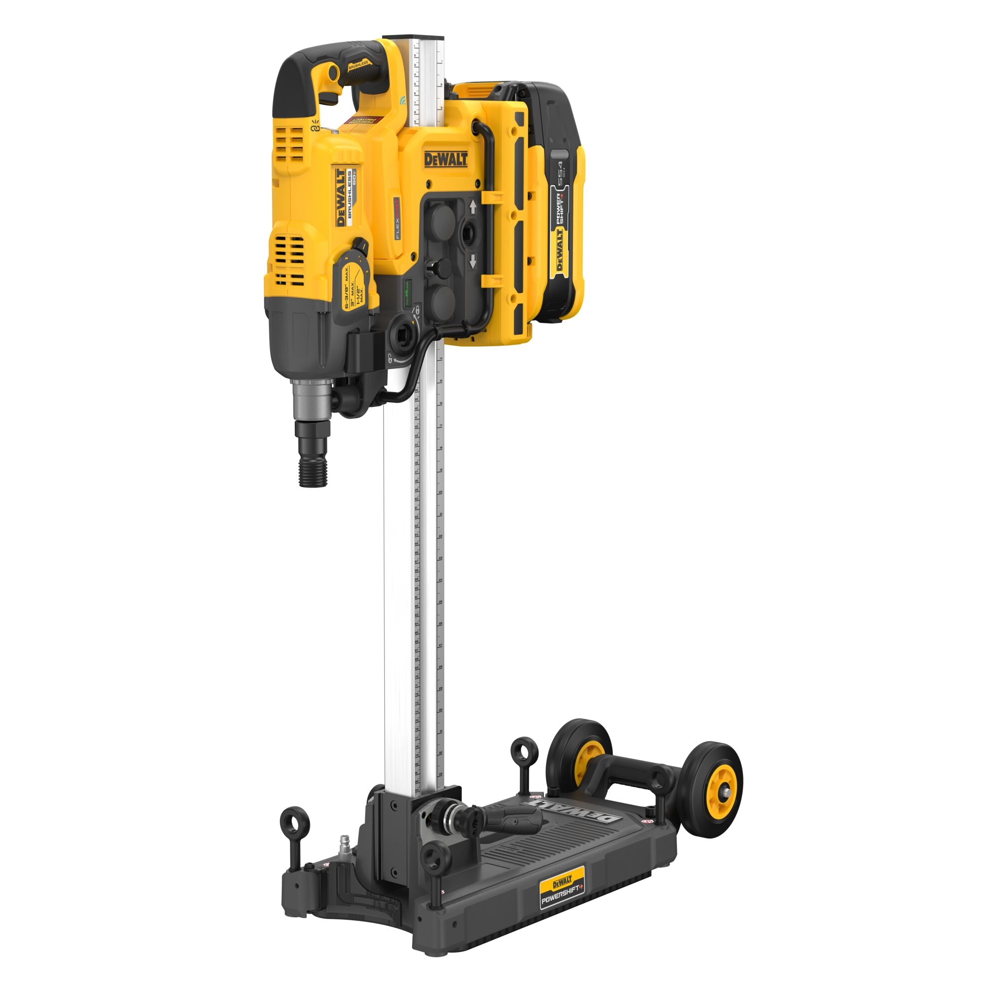 DEWALT DCPS150AG2 – POWERSHIFT 6-3/8 Zoll Kernbohrständer-Kit