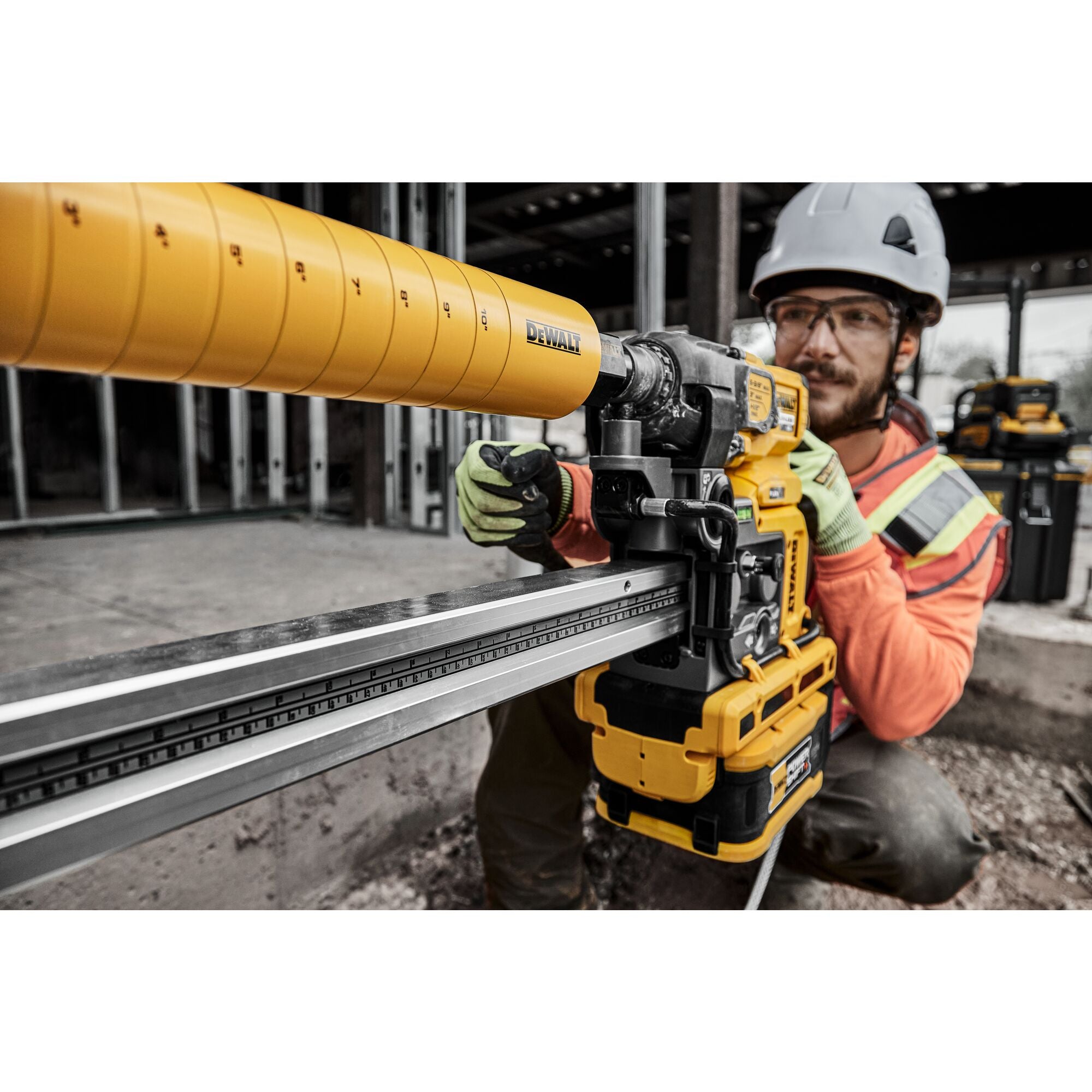 DEWALT DCPS150AG2 – POWERSHIFT 6-3/8 Zoll Kernbohrständer-Kit