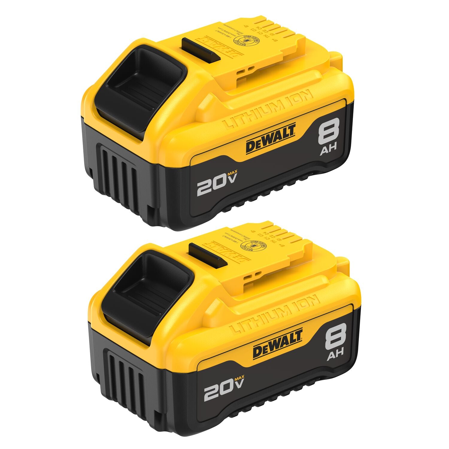 DEWALT DCB208-2 - 20V MAX 8.0Ah Lithium Ion Premium Battery 2 Pack