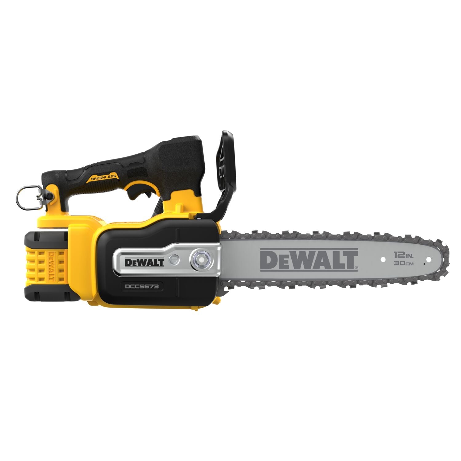 DEWALT DCCS673X1 – DEWALT Compact 12 in. Top Handle Chainsaw (Kit)