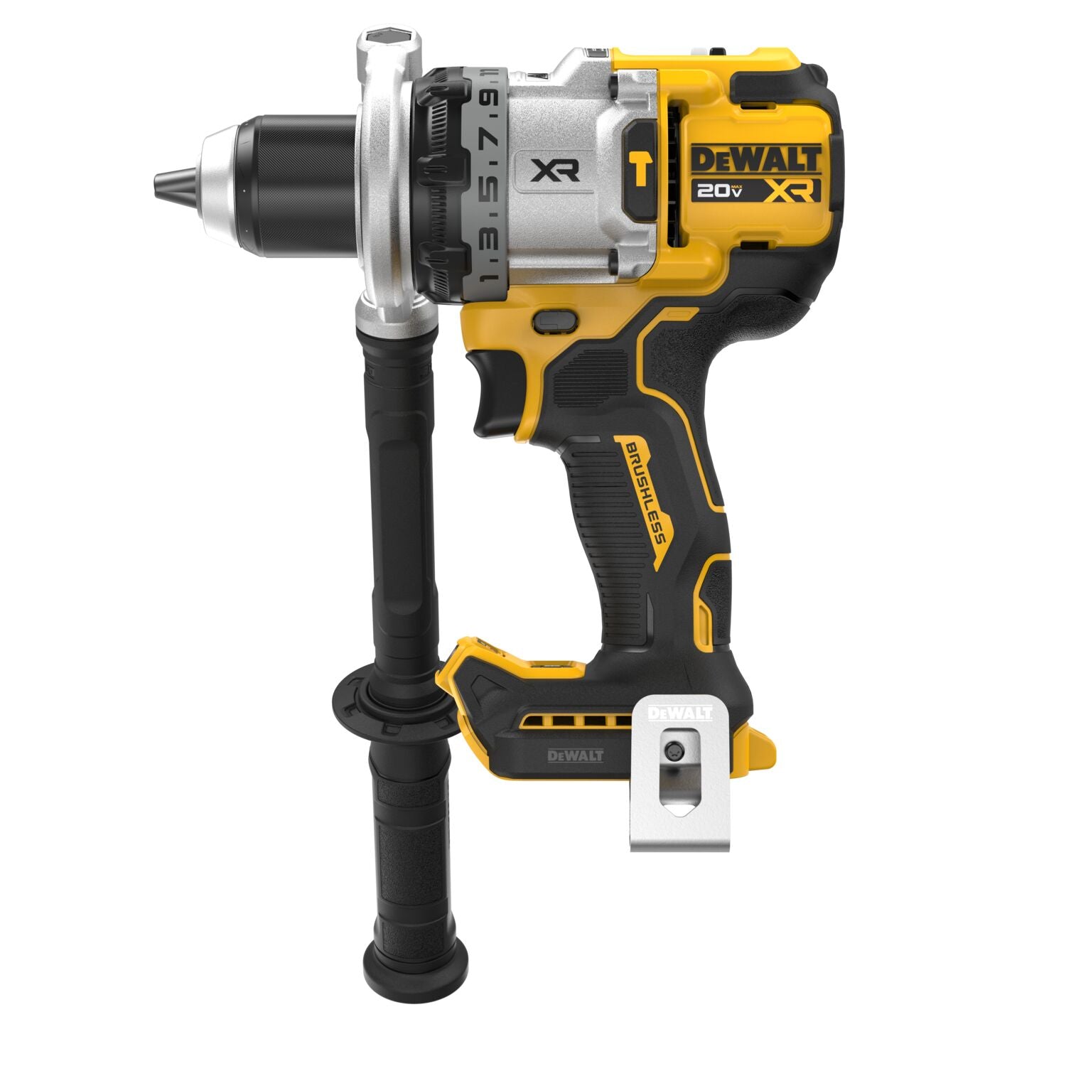 Dewalt DCD1007B – 20 V MAX* XR® BÜRSTENLOSER AKKU-BOHRHAMMER 1/2 ZOLL MIT 3 GANG-ANTRIEBSART (NUR WERKZEUG)