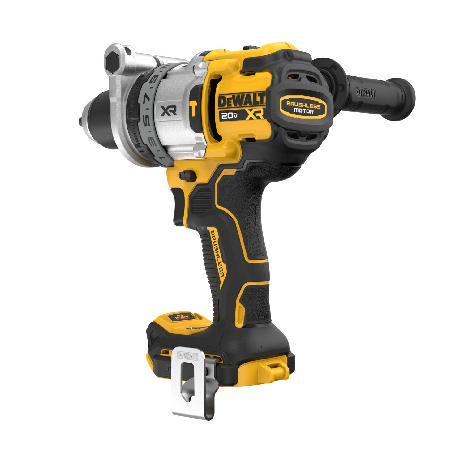 Dewalt DCD1007B – 20 V MAX* XR® BÜRSTENLOSER AKKU-BOHRHAMMER 1/2 ZOLL MIT 3 GANG-ANTRIEBSART (NUR WERKZEUG)