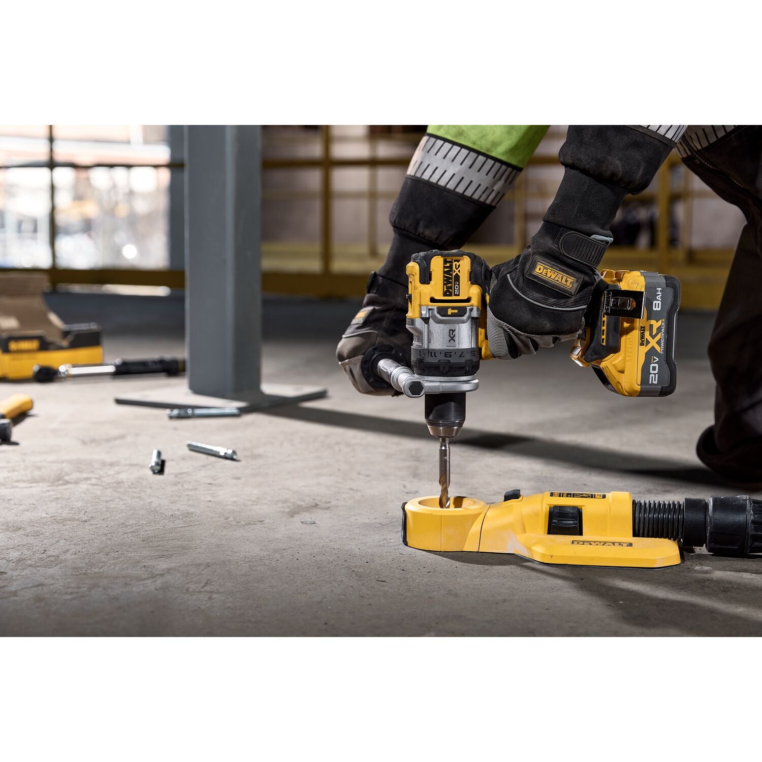 Perceuse-visseuse à percussion sans fil Dewalt DCD1007B 20 V MAX* XR® 1/2 po, 3 vitesses (outil seul)