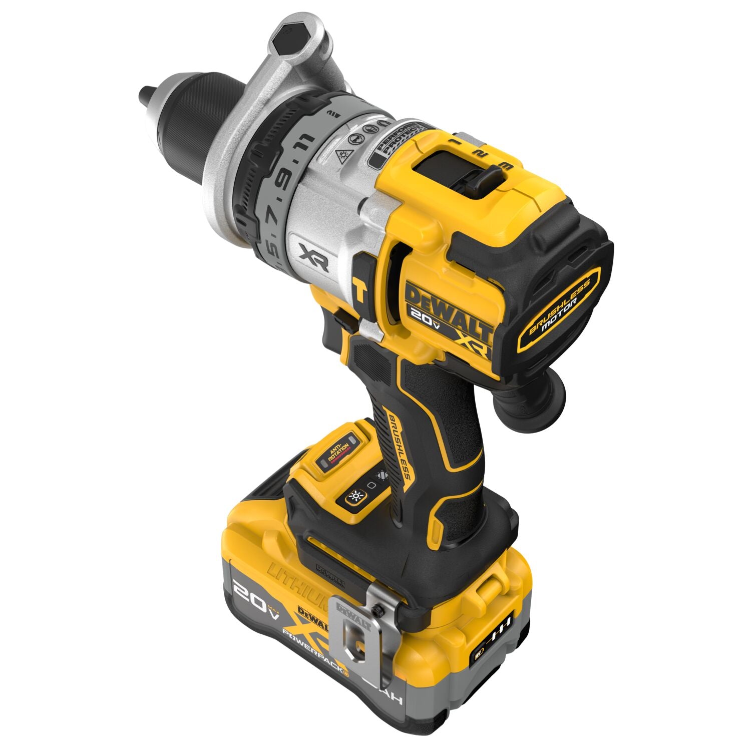 DEWALT DCD1007WW1-20V* XR Premium Hammer Drill Kit