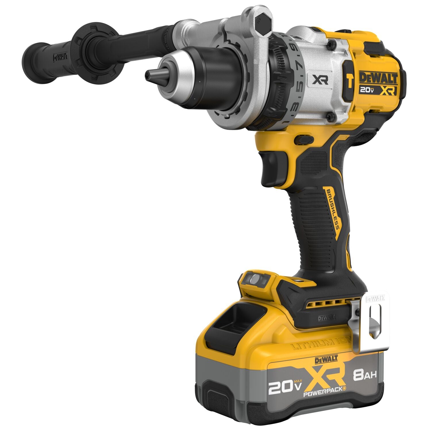 Dewalt DCD1007WW1 - 20V MAX* XR® BRUSHLESS CORDLESS 1/2 IN. 3-SPEED HAMMER DRILL Kit