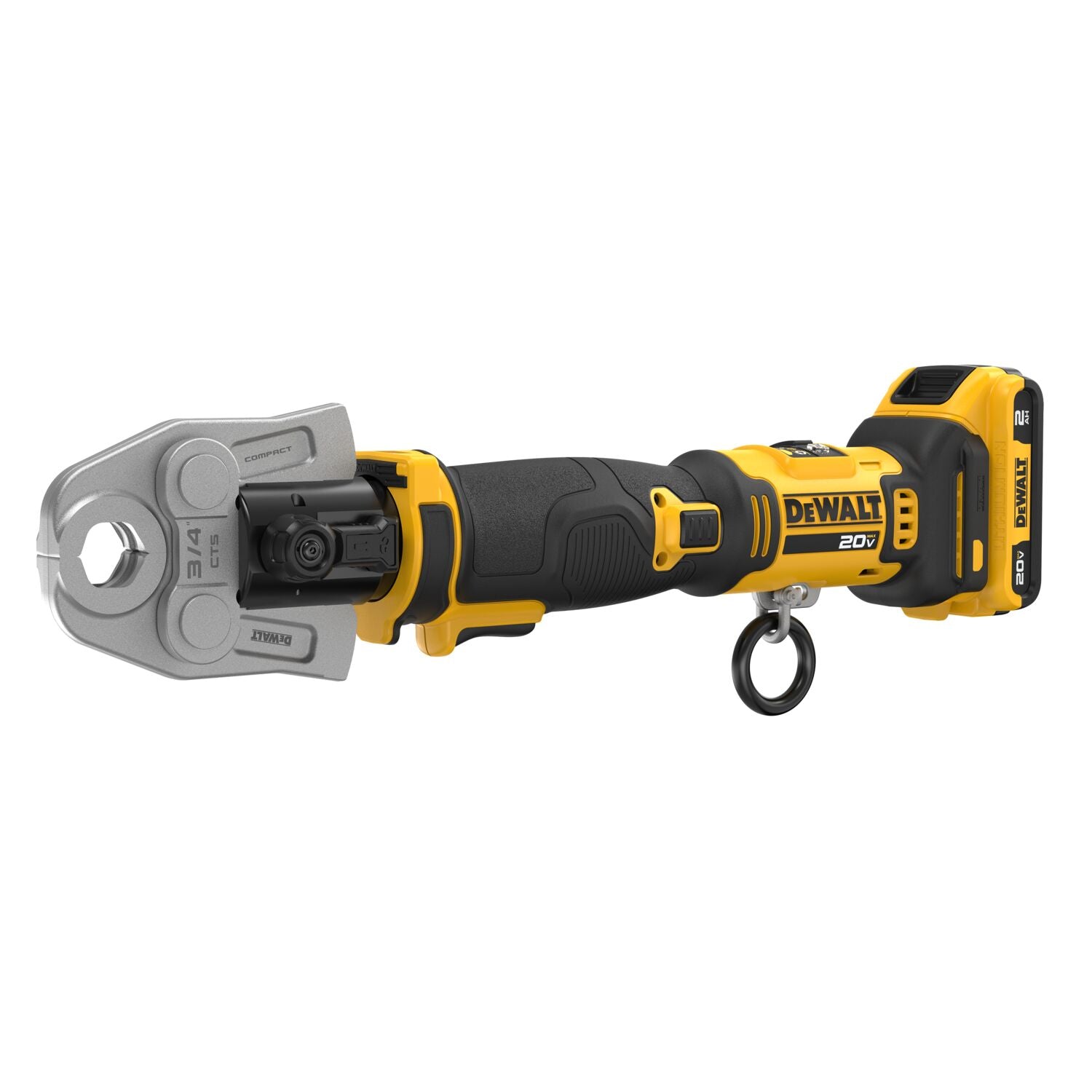 DEWALT DCE210D2K-20V 1/2 Zoll - 1-1/4 Zoll Kompaktpressen-Werkzeugsatz