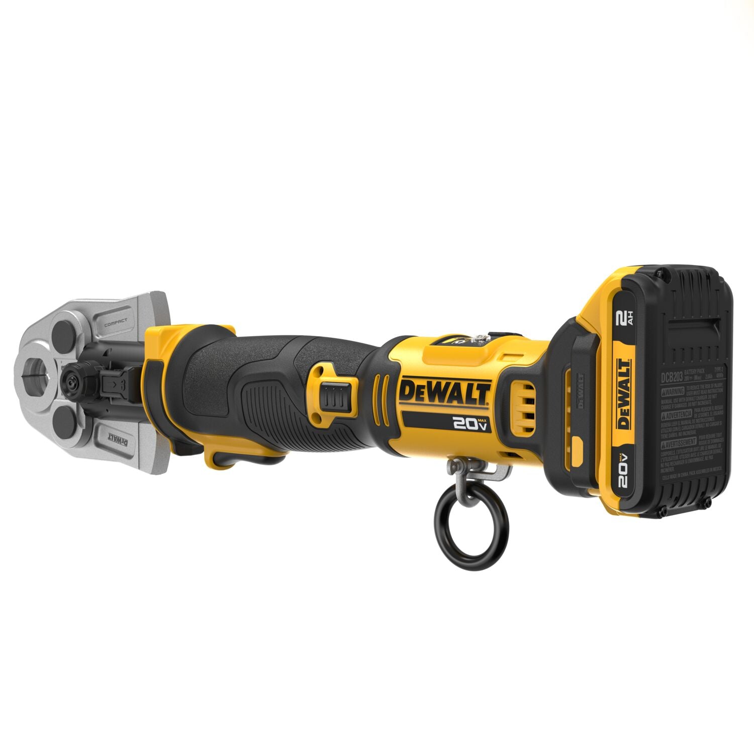 DEWALT DCE210D2K-20V 1/2 Zoll - 1-1/4 Zoll Kompaktpressen-Werkzeugsatz