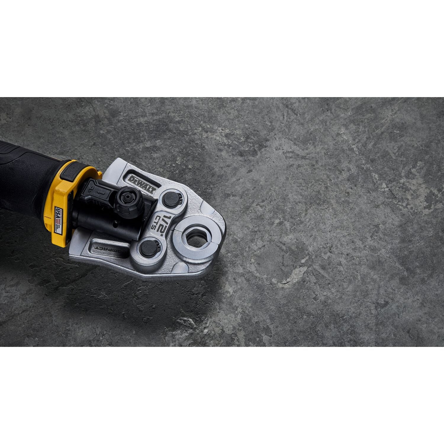 DEWALT DCE210D2K-20V 1/2 Zoll - 1-1/4 Zoll Kompaktpressen-Werkzeugsatz