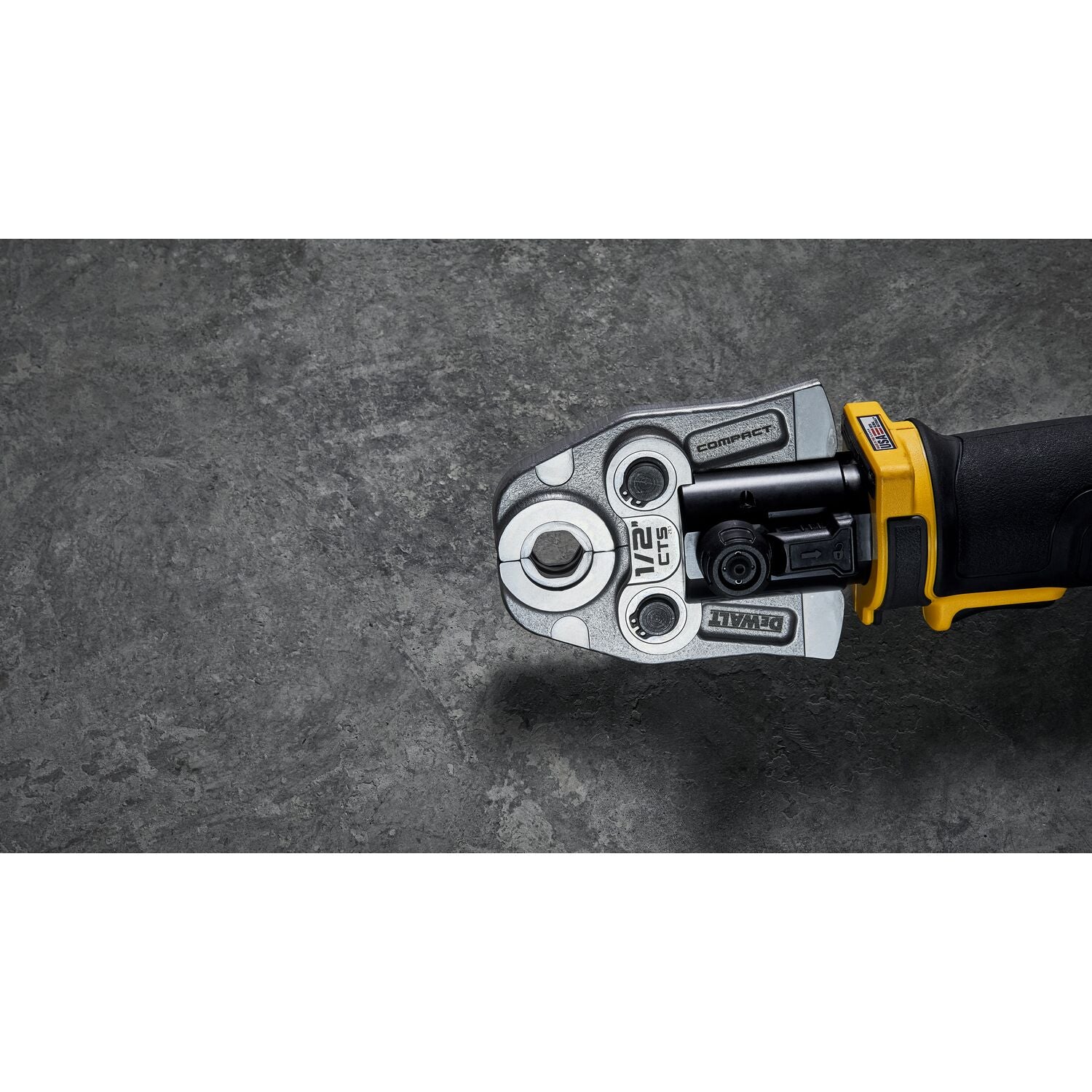 DEWALT DCE210D2K-20V 1/2 Zoll - 1-1/4 Zoll Kompaktpressen-Werkzeugsatz