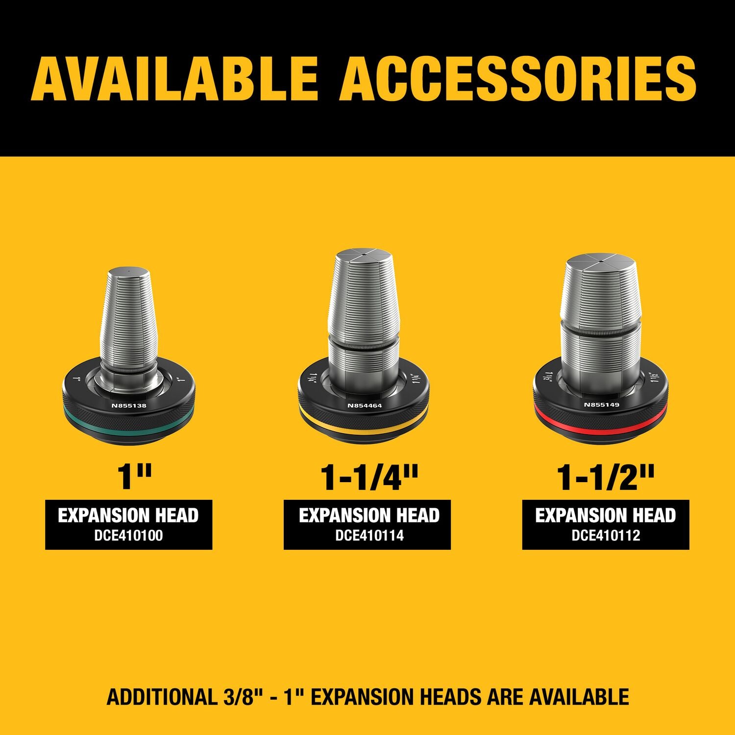 DEWALT DCE410P1-20V MAX* XR 1-1/2" PEX Expander Kit