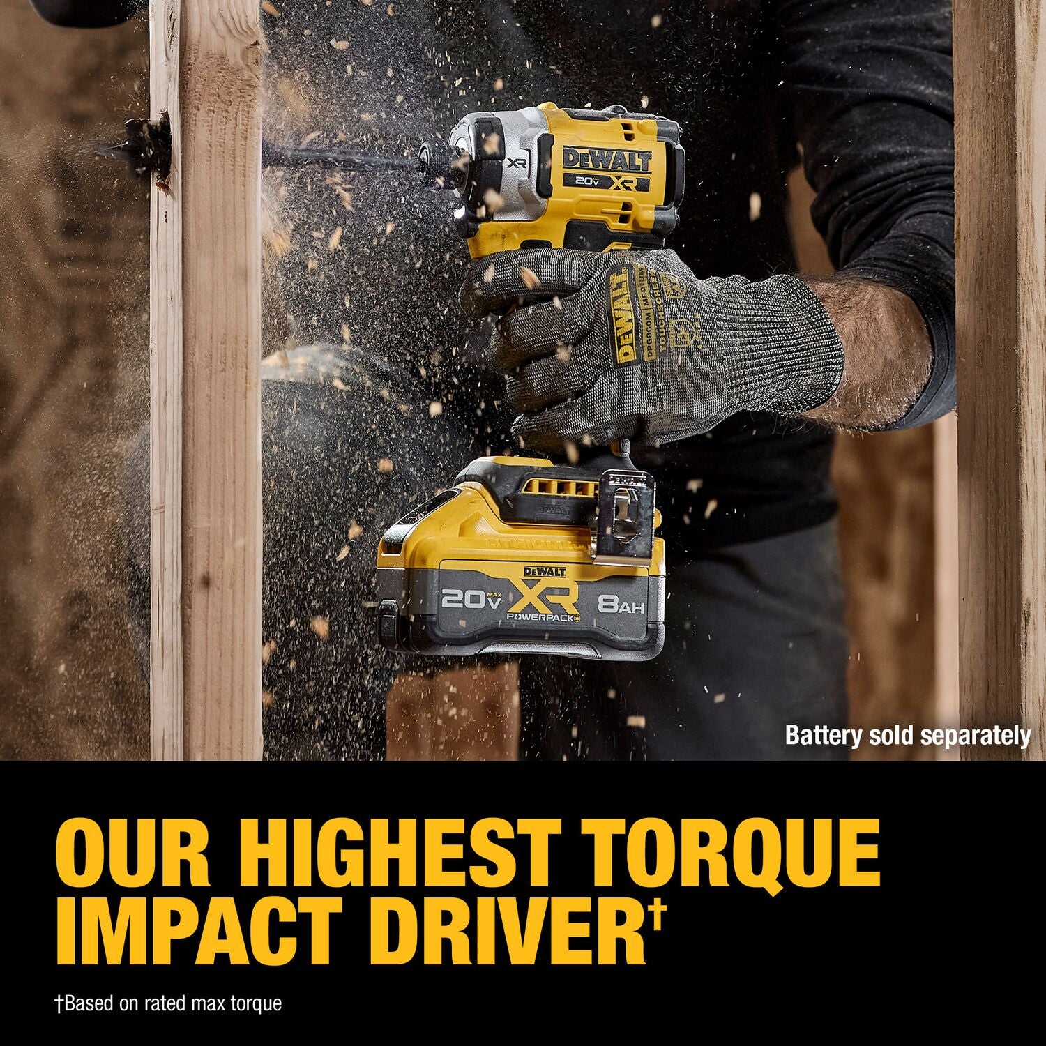 Dewalt DCF860B - 20V MAX* XR® BRUSHLESS CORDLESS 3-SPEED HIGH TORQUE 1/4 IN. IMPACT DRIVER (TOOL ONLY)