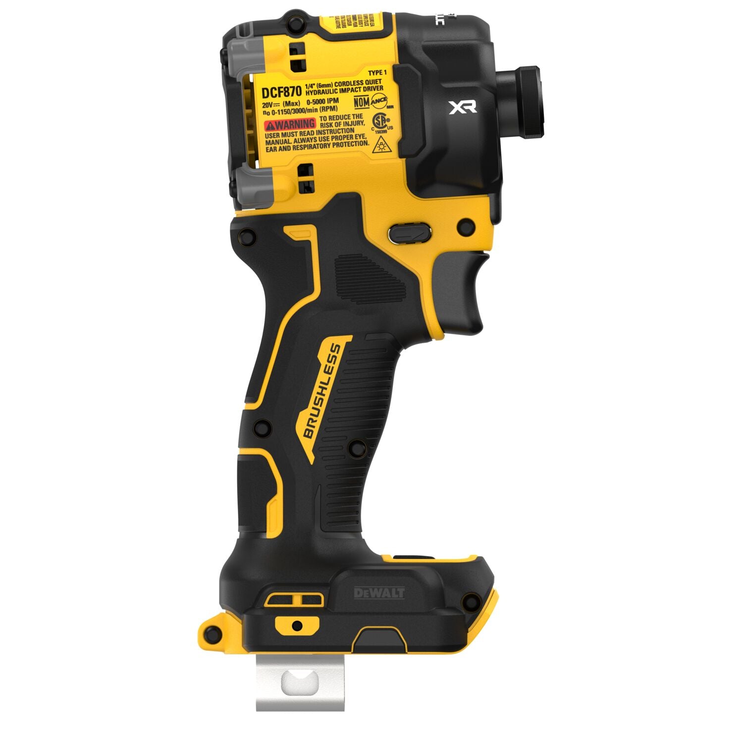 Dewalt DCF870B - 20V MAX* XR® Brushless Cordless 1/4 in. Quiet Hydraulic Impact Driver (Tool Only)