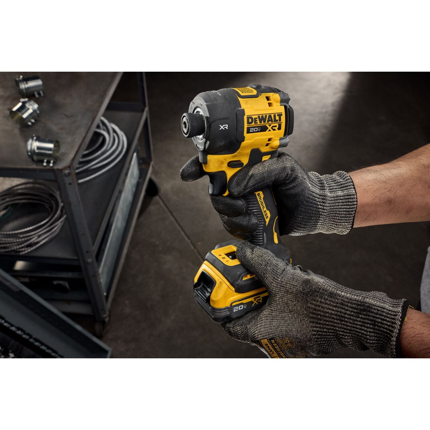 DEWALT DCF870B-20V MAX* XTREME Akku-Bohrschrauber mit bürstenlosem 1/4-Zoll-Hydraulik-Schlagschrauber